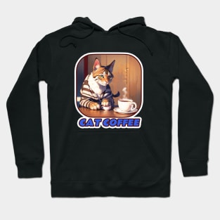 Cat Coffee Lover Hoodie